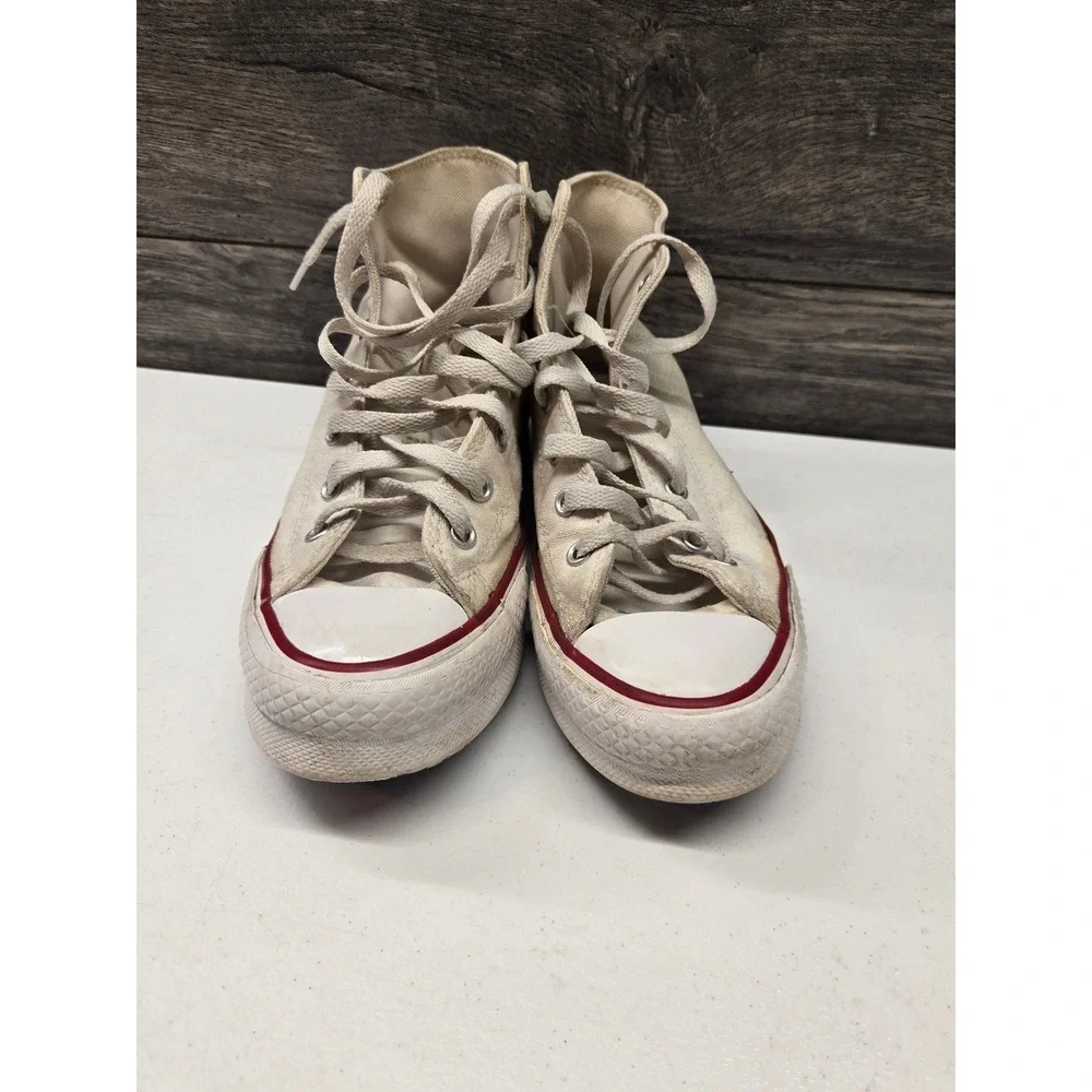 Converse Chuck Taylor All Star‎ High Top Off White Kids Sneakers 5.5 272856F